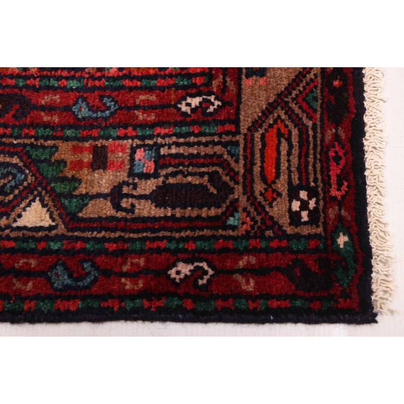 ECARPETGALLERY Hand-knotted Konya Anatolian Dark Navy Wool Rug - 2'11 x 8'9
