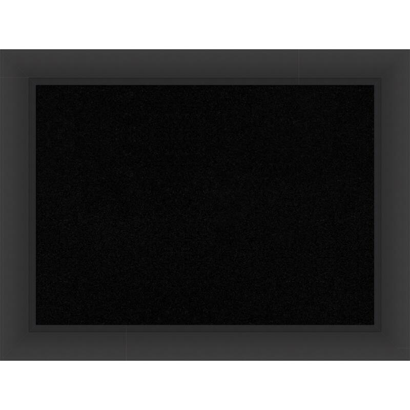 Sloped Black Framed Cork Board - Bulletin Board, Organization Board, Pin Board