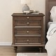 preview thumbnail 44 of 116, Wood NightStand with Metal Handle