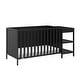 preview thumbnail 3 of 1, Graco Theo 5 In 1 Convertible Crib & Changer Black