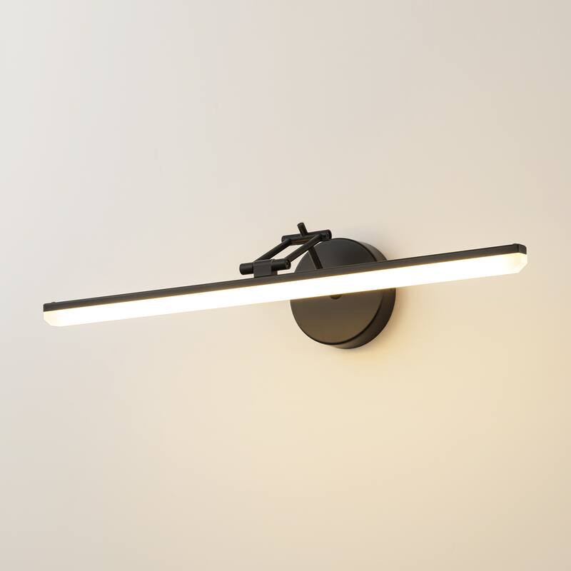 22.8" Mid-Century Modern Linear LED Bathroom Vanity Light Picture Frame Light