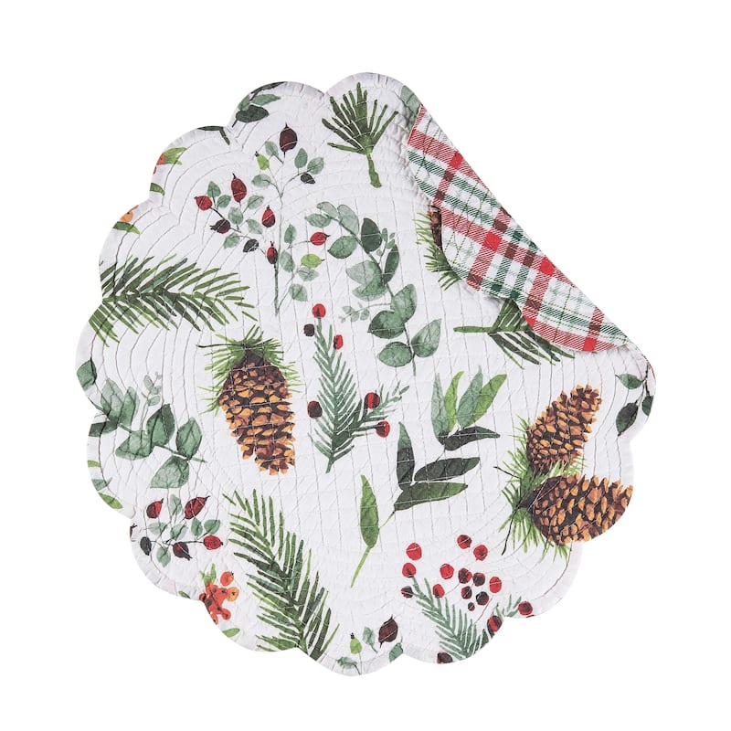 Jovie Round Placemats Set of 6, 17"