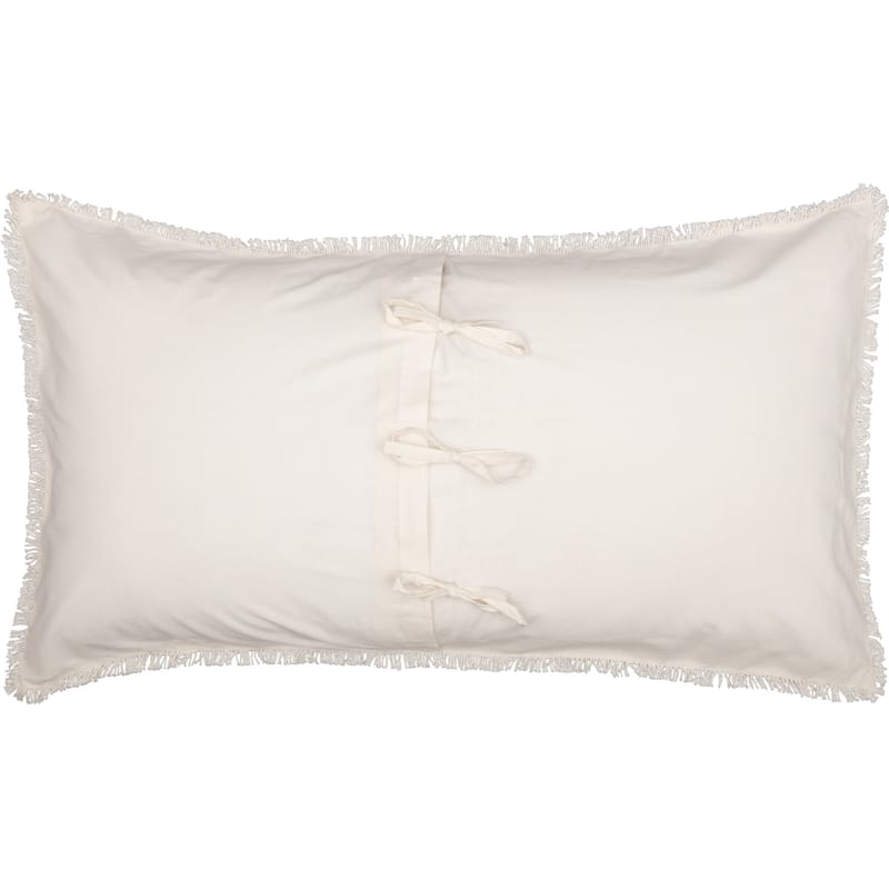 Burlap Star Sham