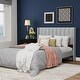 preview thumbnail 72 of 88, AUFANK Upholstered Platform Bed Frame with Headboard Wooden Slats Support Grey - Full