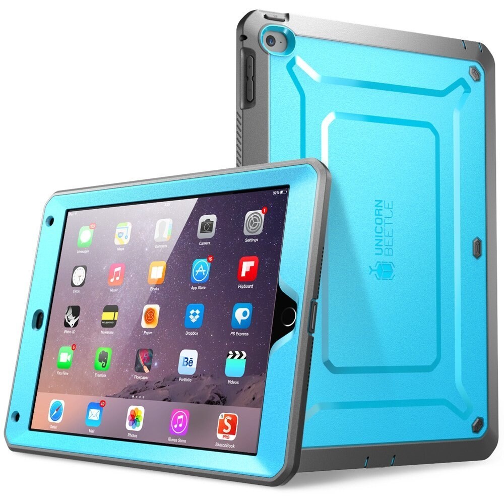Ipad Air 2 Case Supcase Unicorn Beetle Pro Hybrid Protective Case Hybrid Protective Case Blue Black Overstock 16774951