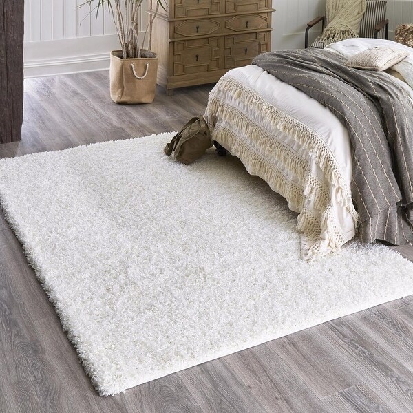 Unique Loom Zuniga - Solid Shag Rug. Opens flyout.