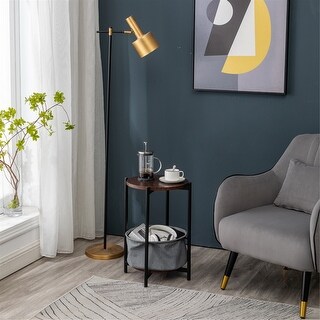 End Table Small Side Table Round Coffee Table for Sofa Living Room ...