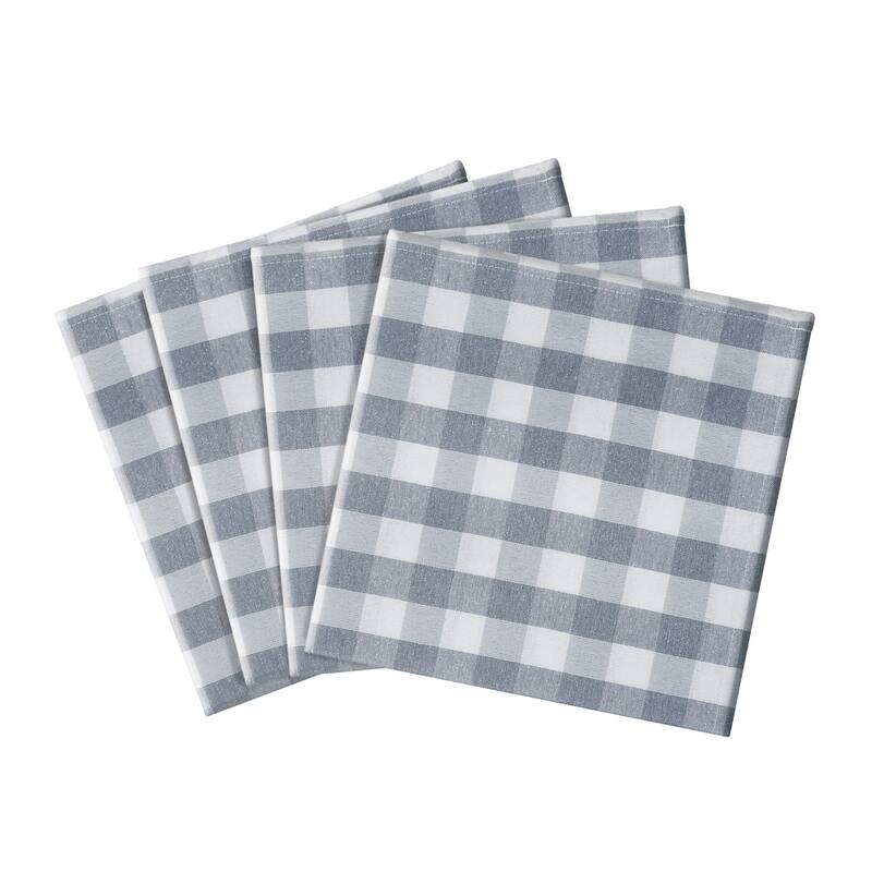 Buffalo Check Dinner Table Napkins - Set of Four