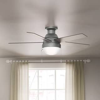 Hunter 46" Anslee Low Profile Ceiling Fan with LED Light Kit and Pull Chain