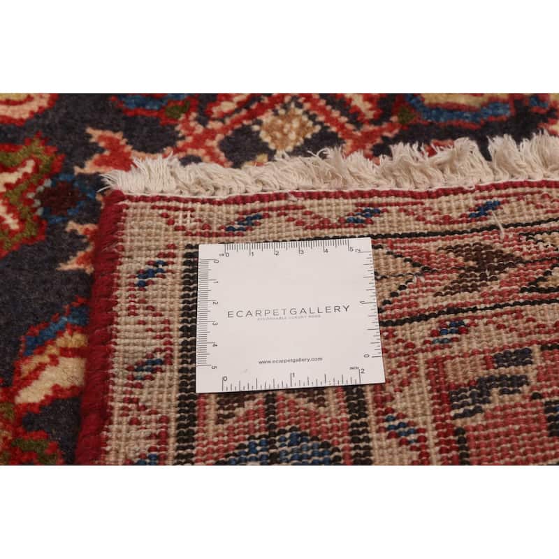 ECARPETGALLERY Hand-knotted Andelz Navy Wool Rug - 3'9 x 10'2