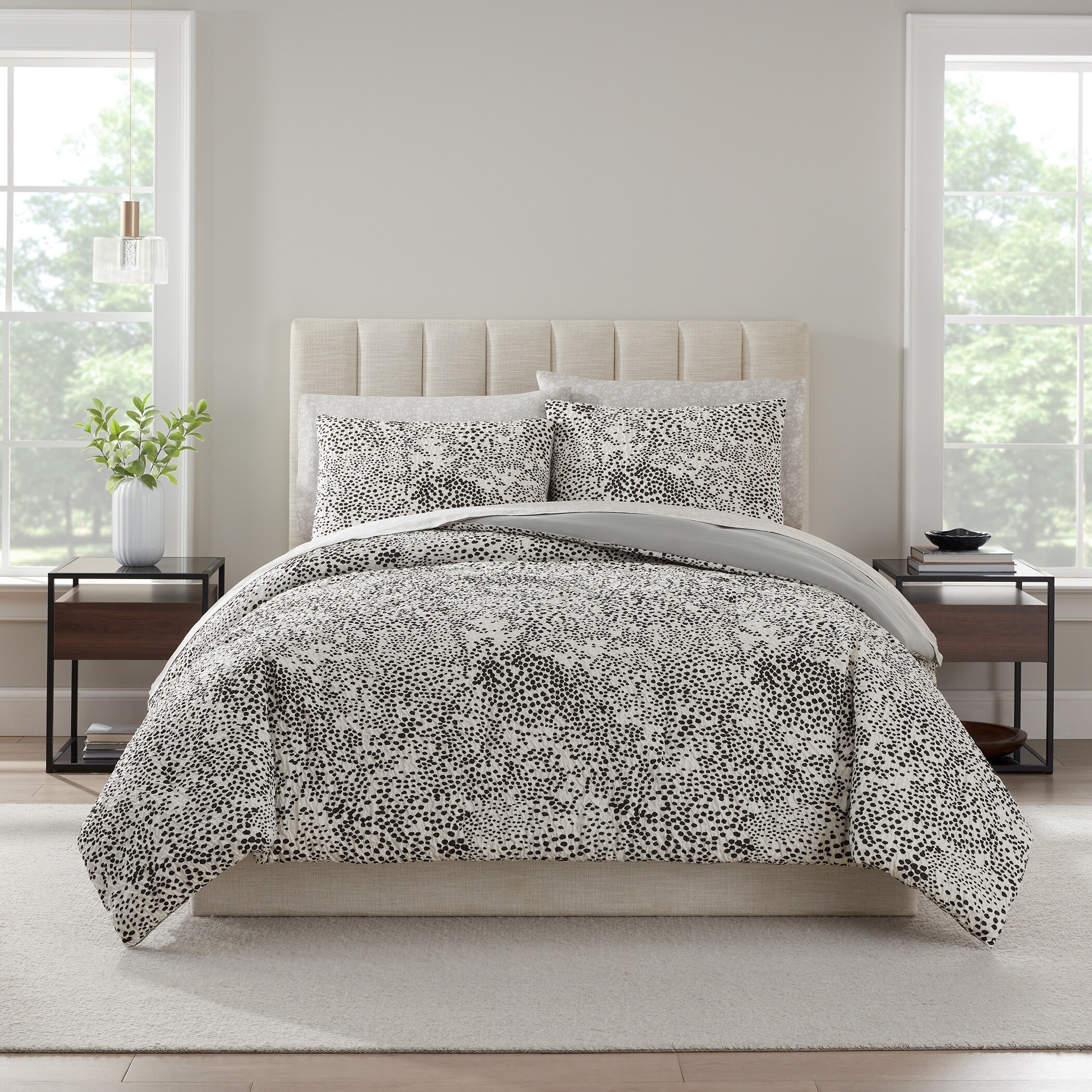 Nine West Nora Leopard Printed Texture Bedding Set On Sale Bed Bath Beyond 39046929