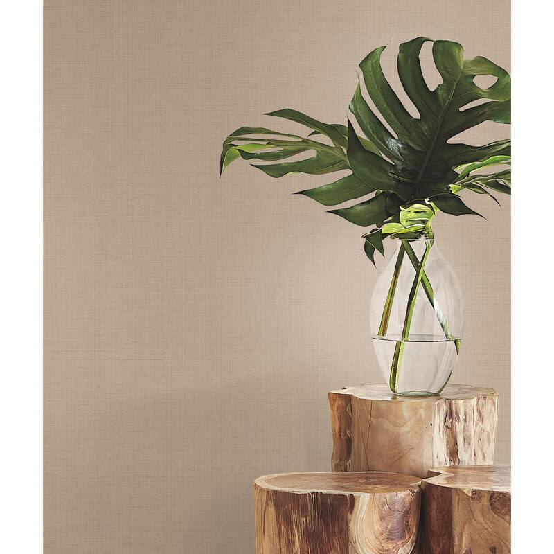 Warner Evermore Wheat Woven Wallpaper