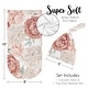 preview thumbnail 5 of 4, Sweet Jojo Designs Blush Pink Boho Shabby Chic Floral Girl Baby Cocoon and Beanie Hat Sleep Sack 2pc - Ivory Bohemian Watercolor