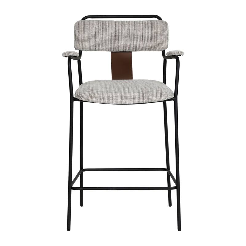 Couva Counter Stool Gray Tweed
