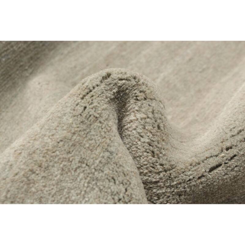 ECARPETGALLERY Hand-knotted Opulence Grey Wool Rug - 3'1 x 11'7