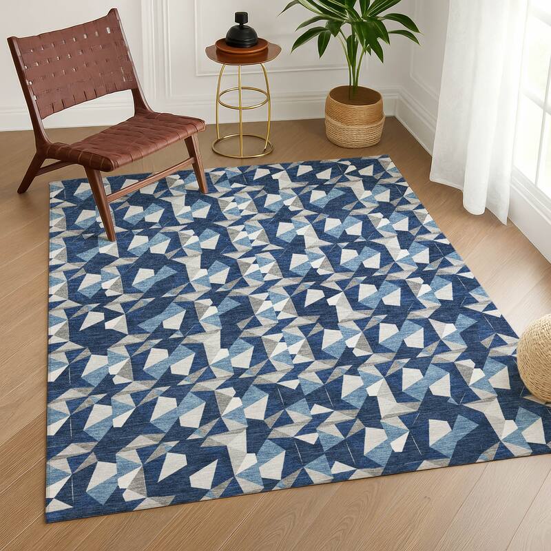 Machine Washable Indoor/ Outdoor Chic Hooper Chantille Rug