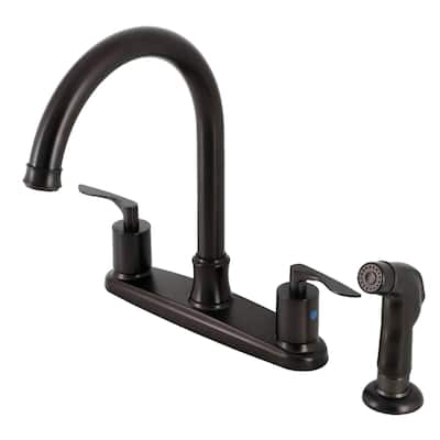 Kingston Brass Serena 1.8 GPM Standard Gooseneck Kitchen Faucet -