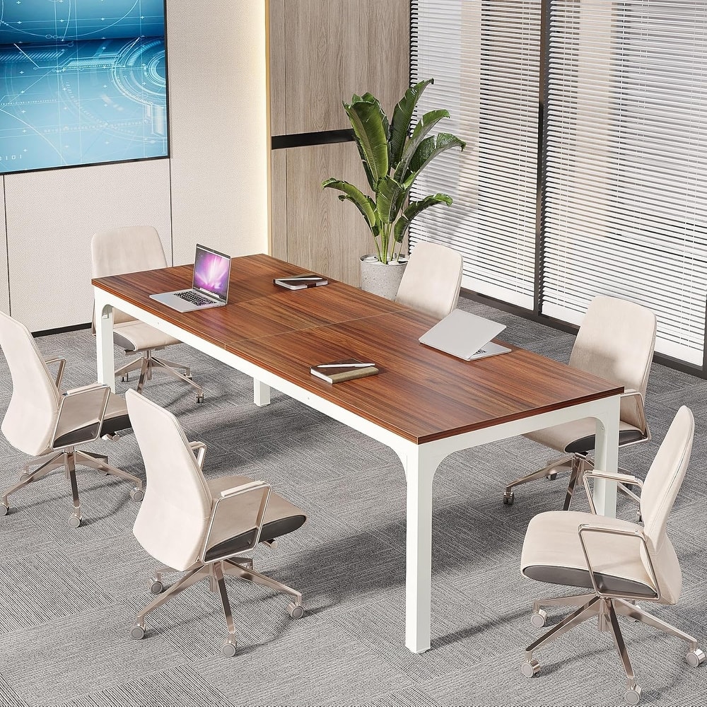 78.74" Large Rectangle Conference Table/Desk, Modern Seminar Meeting Table, Business Tables for Boardroom & Office