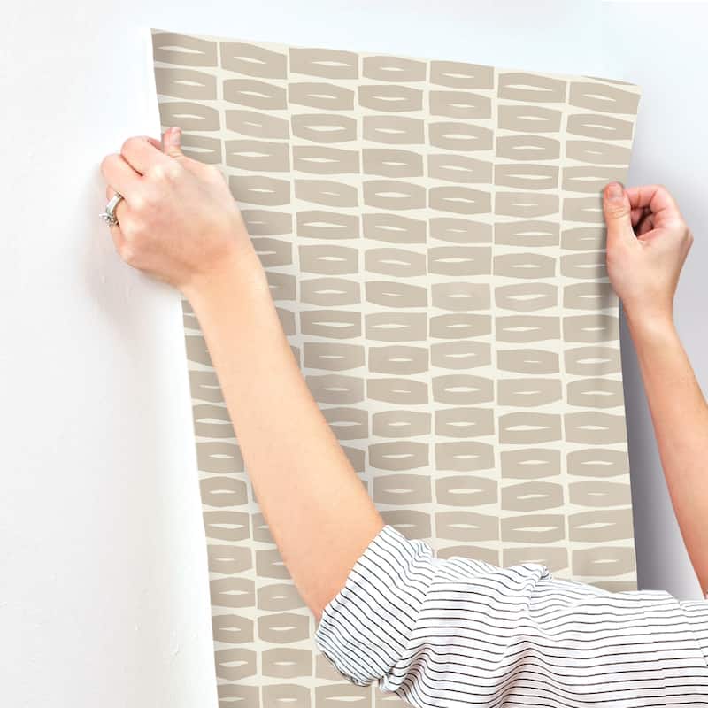 York Wallcoverings Modernist Motif Linseed Oil Wallpaper