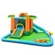 preview thumbnail 2 of 7, 7-in-1 Inflatable Water Slide Park with Trampoline Climbing and 750W Blower - Multicolor - 169.5" x 148" x 81" (L x W x h)