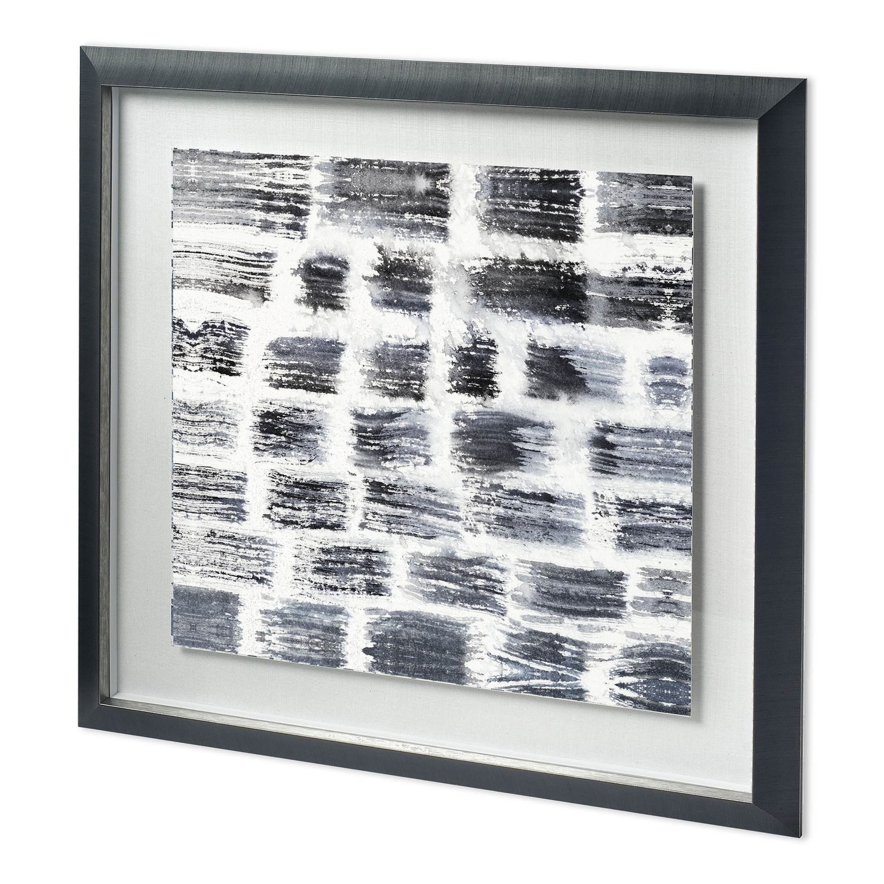 Custom Stylus V by Chariklia Zarris a Hand Embellished Textured Framed Art Print Matted under Glass