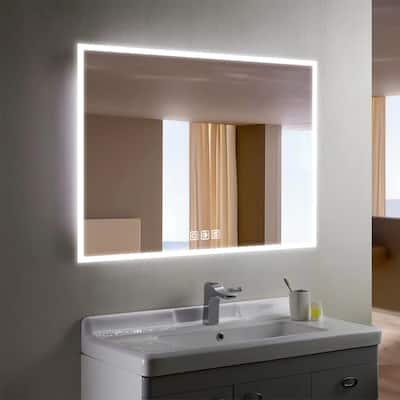 Clihome LED Lighted Bathroom Wall Mounted Mirror
