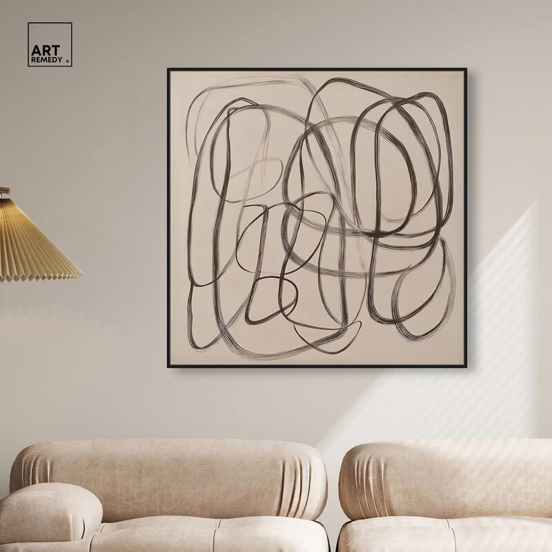 Unbroken Line II Canvas by Art Remedy