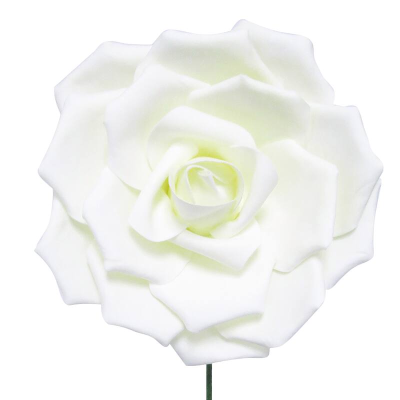 Set of 2 Large Foam Rose Stem Flower Wall Decor Backdrop Art Crafts