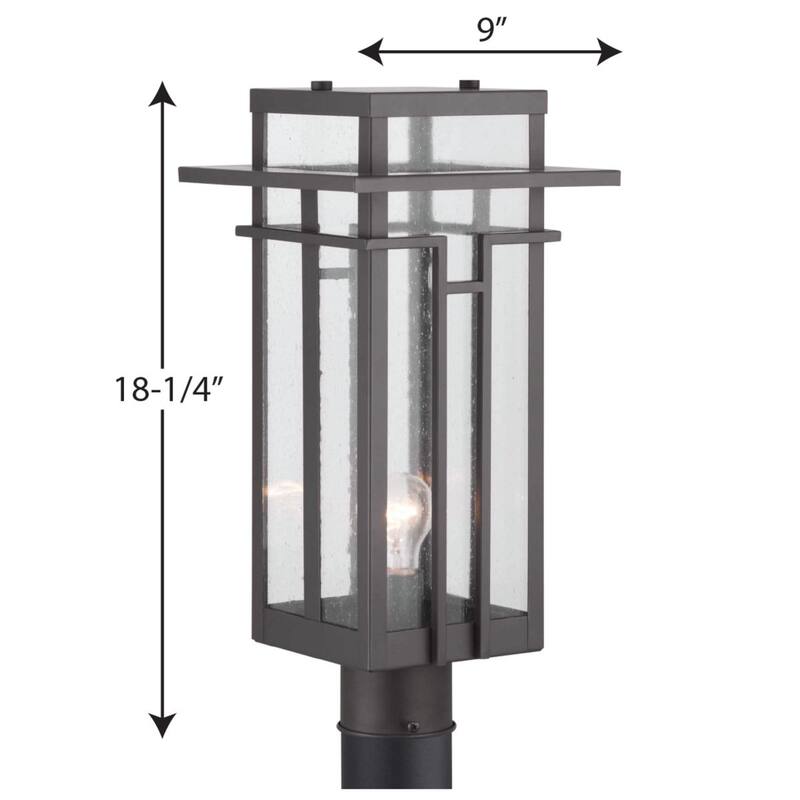 Boxwood Collection One-Light Post Lantern - 22.000" x 12.000" x 12.000"