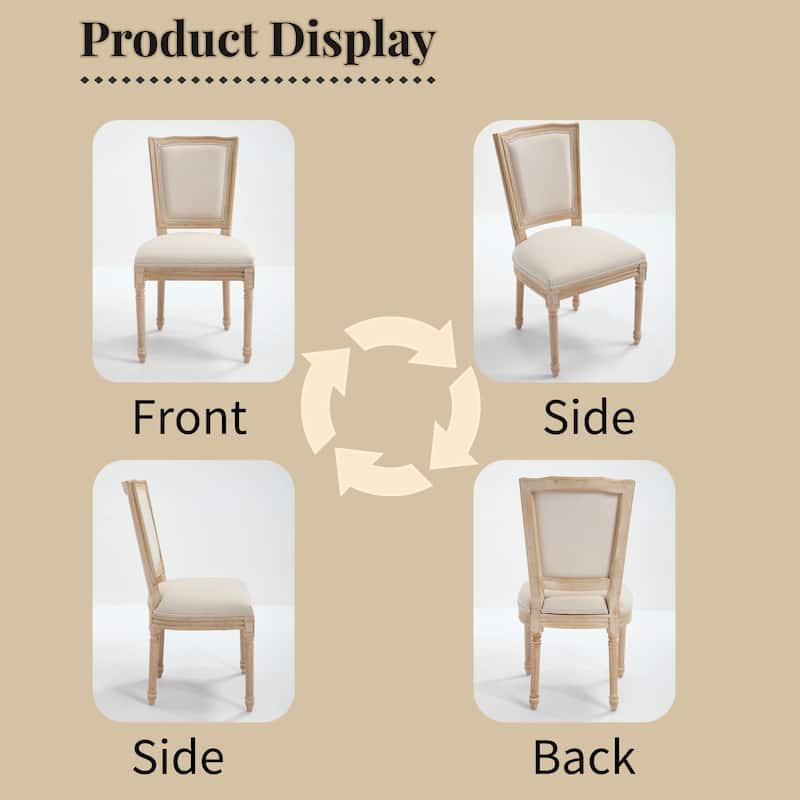Upholstery Dining Chairs Set of 2