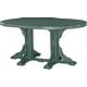 preview thumbnail 12 of 82, Poly Lumber Round Dining Table Set with Island Chairs Counter Height - Green