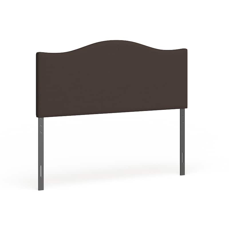 Curl Queen Nailhead Upholstered Headboard