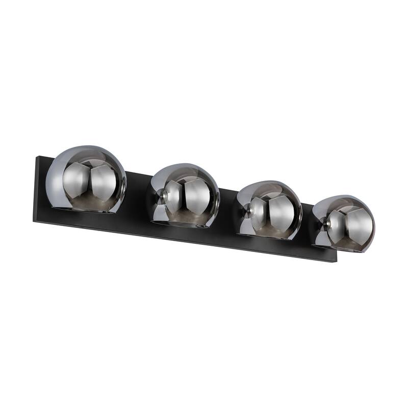 Alora Lighting VL548431SM Willow 4 Light 31" Wide Vanity Strip with
