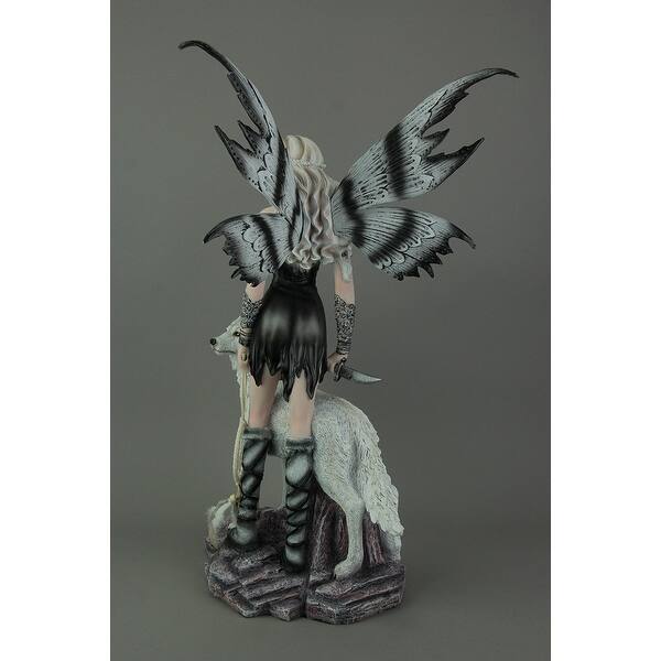 Puckator Lisa Parker Dream Catcher - Owls & Fairies Design, Medium 33cm, Wood Frame With Leather & Feathers