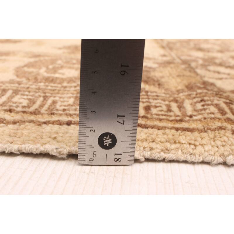 ECARPETGALLERY Hand-knotted Aubusson Cream Wool Rug - 5'10 x 8'9