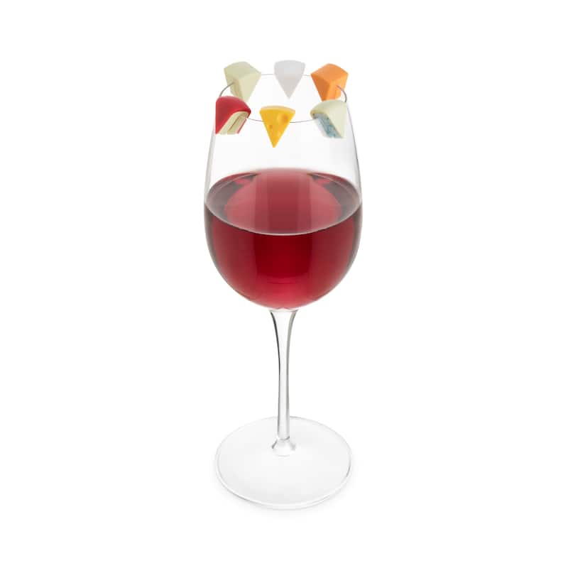 Cheese, Please Drink Charms by TrueZoo - 0.5" x 0.75"