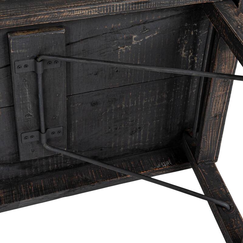 Reclaimed Wood Long Folding Table