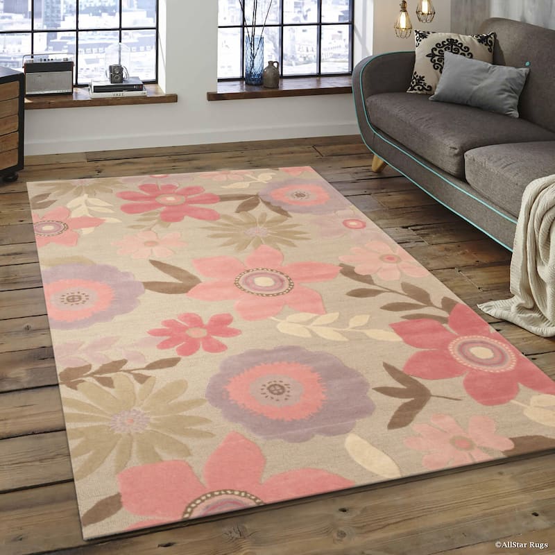 Home Decor Gray Florida Area Rug by EORC Stylish and Versatile Area Rug for Adding a Modern Touch and Comfort to Your Living