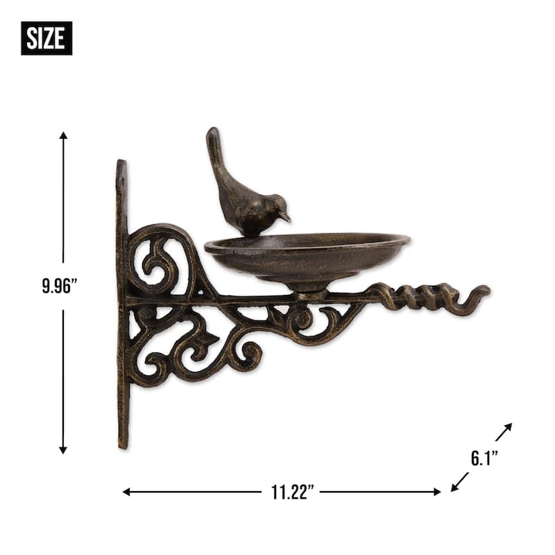 Sunflower Cast Iron Bird Feeder