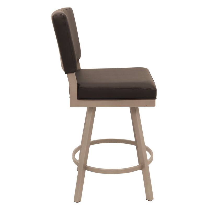 Tempo Furniture Emerson Swivel 26" Counterstool w/ Fully Welded Metal Frame (Commercial Grade) by Furnish Theory (Var. Colors)