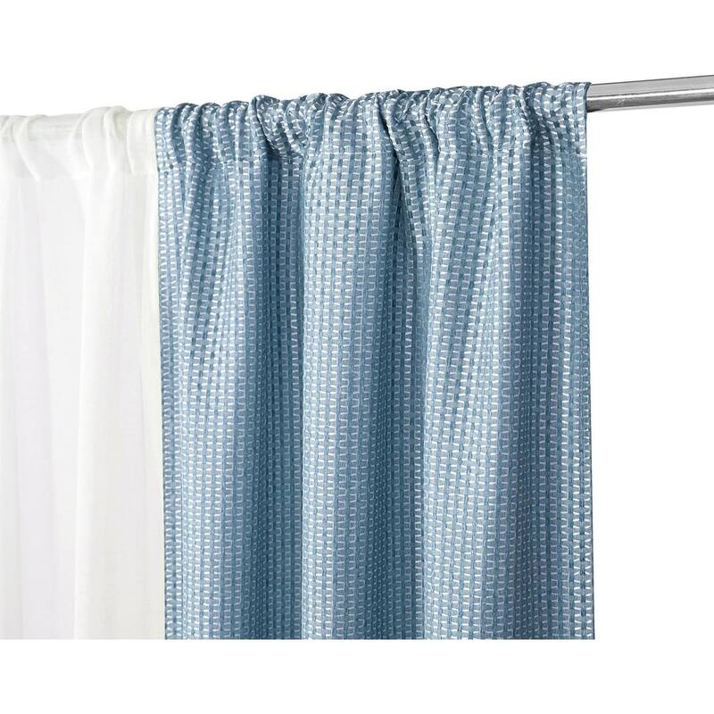 Sunclipse 4 Piece Sheer Curtain Panel Set