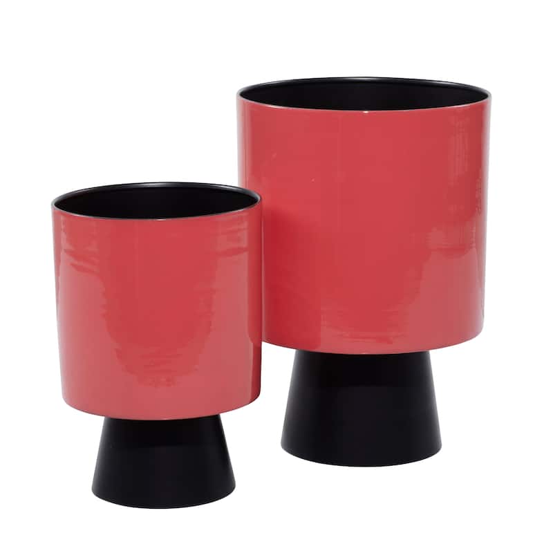 Iron Modern Planter 14 x 10 x 10 - 10 x 10 x 14Round