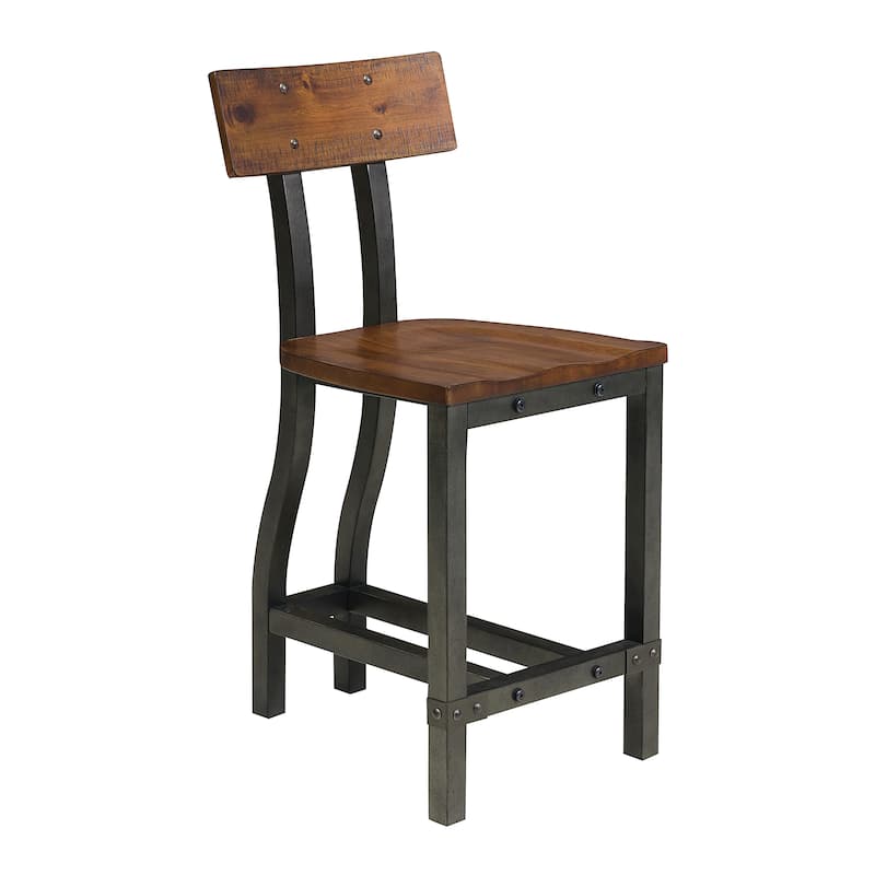 Rupert Wood 5-Piece Counter Height Dining Set