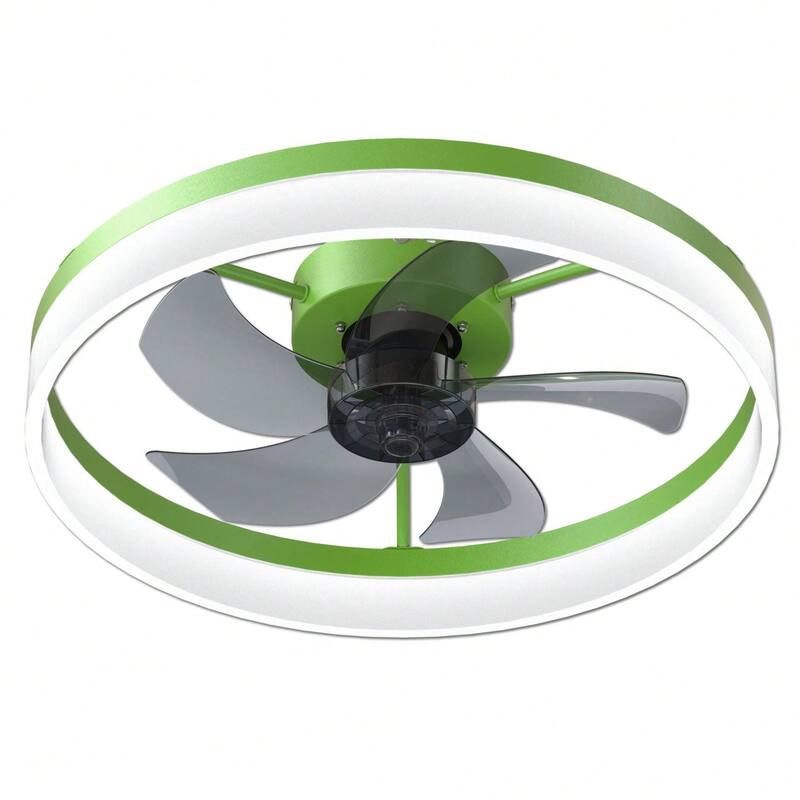 Cusp Barn 20" Dimmable LED Ceiling Fan,Reversible Modern Smart Fan Light,6 Speeds,Quiet DC Motor with APP Control for Indoor