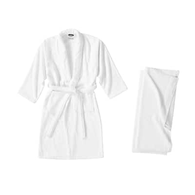 Christian Siriano NY® Solid Bath Towel Set and Robe in Gift Box