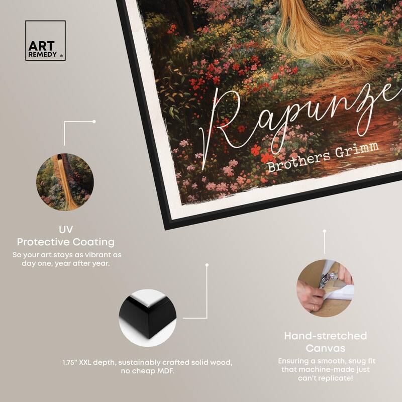 Rapunzel Classic Canvas by Art Remedy