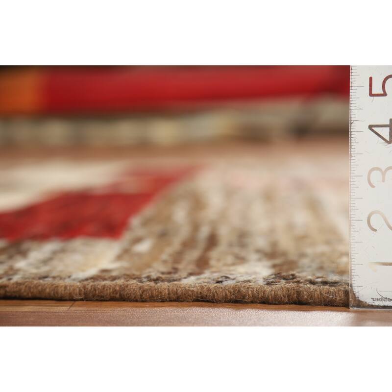 Moroccan Oriental Area Rug Hand-Knotted Wool Carpet - 5'9" x 8'2"