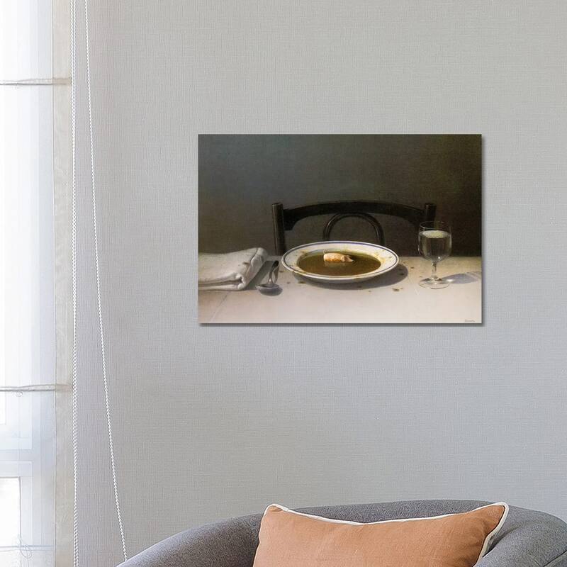 iCanvas "Soup Pig" by Michael Sowa Canvas Print - 18x26x1.5