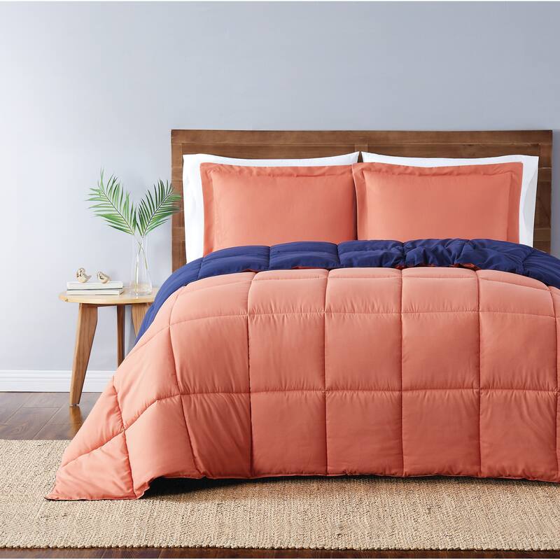 Truly Soft Everyday Reversible Down Alternative 3-Piece Comforter Set