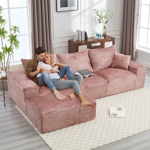 Modern L-shaped free combination compression sofa - Bed Bath & Beyond